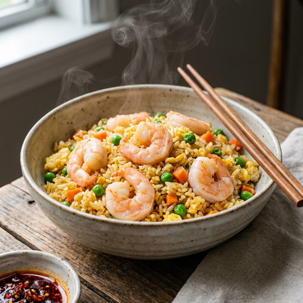 虾仁炒饭